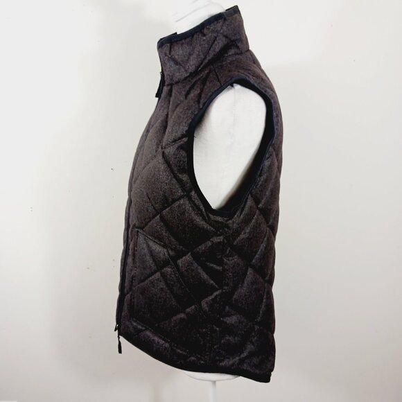 J. Crew Quilted Down & Feather Fill Dark Gray Vest Size Small, Classic Outerwear - Picture 6 of 15